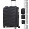 Sada cestovních kufrů ROCK TR-0212/3 PP - černá