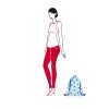 Reisenthel Mini Maxi Sacpack Leaves Blue