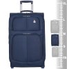 Cestovní kufr AEROLITE T-9613/3-M - tmavě modrá