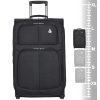 Cestovní kufr AEROLITE T-9613/3-L - černá