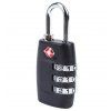 Visací kódový zámek TSA Benzi - černý