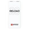 SKROSS powerbank Reload 20, 20000mAh, 2x 2A výstup, microUSB kabel, bílý