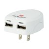SKROSS USB nabíjecí adaptér pro USA, 2400mA, 2x USB výstup