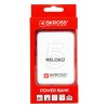 SKROSS powerbank Reload 5, 5000mAh, 2x 2A výstup, microUSB kabel, bílý