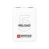 SKROSS powerbank Reload 5, 5000mAh, 2x 2A výstup, microUSB kabel, bílý