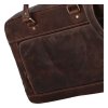 Diviley Pánská cestovní business taška kožená luxury hnědá