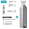 Nerezová termoláhev Solid 630ml, Quokka - orange bloom