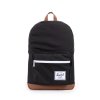 Herschel Pop Quiz - Black/Tan Synthetic Leather 22 l