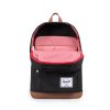 Herschel Pop Quiz - Black/Tan Synthetic Leather 22 l