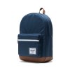 Herschel Pop Quiz - Navy/Tan Synthetic Leather 22 l