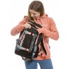 Meatfly Batoh Basejumper - Charcoal Heather/Dancing White - 22 L + PENÁL ZDARMA  PENÁL ZDARMA