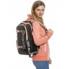 Meatfly Batoh Basejumper - Charcoal Heather/Dancing White - 22 L + PENÁL ZDARMA  PENÁL ZDARMA