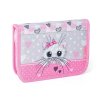 Bagmaster Školní penál LUMI 22 A růžový s kočičkou