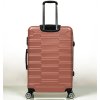 Cestovní kufr ROCK TR-0231/3-M ABS - růžová