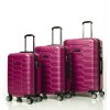 Sada cestovních kufrů ROCK TR-0231/3 ABS - fialová