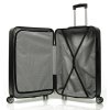 Sada cestovních kufrů ROCK TR-0229/3 ABS - černá