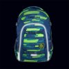 Coocazoo JOKER Lime Stripe 25l  + Coocazoo LED blikačka zdarma