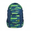 Coocazoo JOKER Lime Stripe 25l  + Coocazoo LED blikačka zdarma