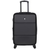 Cestovní kufr TUCCI T-0117/3-L ABS - černá