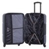 Cestovní kufr TUCCI T-0117/3-M ABS - charcoal