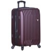 Cestovní kufr TUCCI T-0115/3-L ABS - vínová