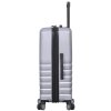 Cestovní kufr TUCCI T-0128/3-L ABS - stříbrná