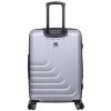Cestovní kufr TUCCI T-0128/3-M ABS - stříbrná