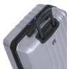 Cestovní kufr TUCCI T-0128/3-M ABS - stříbrná