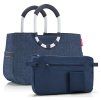 reisenthel loopshopperm herringbone dark blue os4113 3