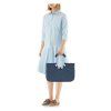 reisenthel loopshopperm herringbone dark blue os4113 7