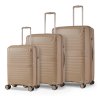 ROCK Sada cestovních kufrů Astrid TR-0291/3 PP - béžová