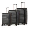ROCK Sada cestovních kufrů Astrid TR-0291/3 PP - černá