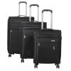 Travelite Capri 4w S,M,L Black – sada 3 kufrů + BB + Sluchátka, myš nebo pouzdro