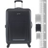 cestovný kufor CITIES T-125/3-M ABS - čierna