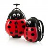Heys Travel Tots Lightweight Kids Lady Bug – sada batohu a kufru + Sluchátka, myš nebo pouzdro