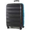 Cestovní kufr ROCK TR-0164/3-L PP - černá/modrá