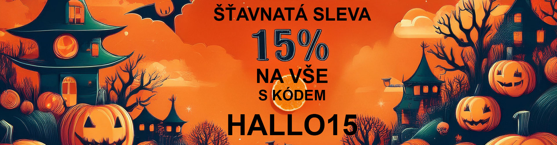sleva 15 procent - haloween