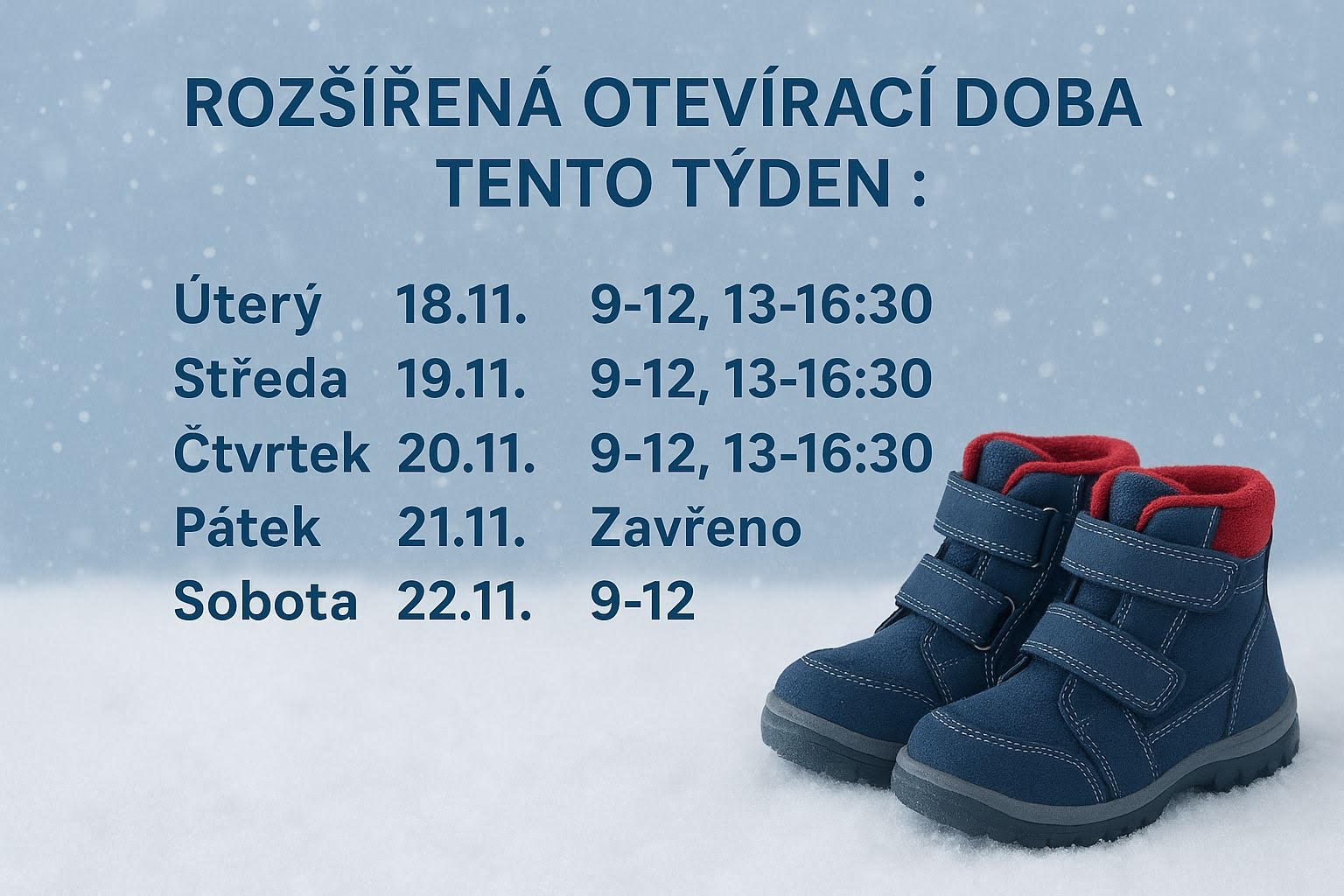 Rozšířená otevírací doba