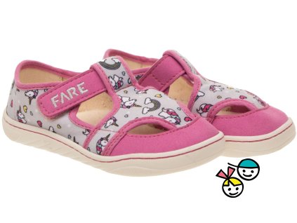 Barefoot bačkory Fare Bare MID WIDE 7102451 1
