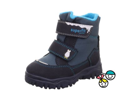 1-006047-8000 Superfit Husky1 blau/turkis (Velikost 22)