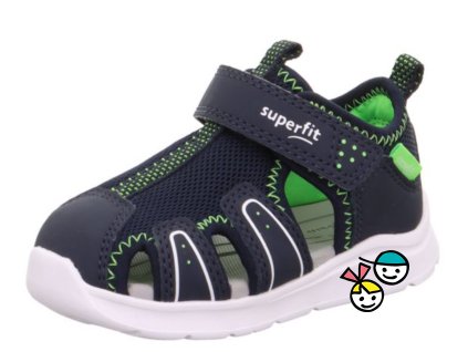 Chlapecké sandály Superfit WAVE 1-000478-8050 Blau/Hellgrün