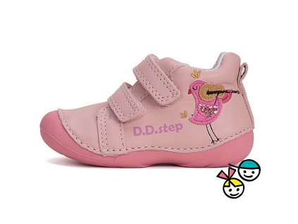 Celoroční obuv D.D. STEP S015-51542 Baby pink- růžová
