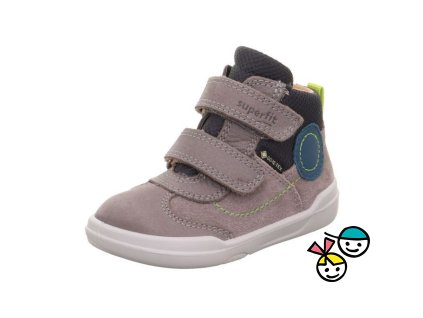 Celoroční obuv Superfit Superfree 1-000544-2010 grau/blau
