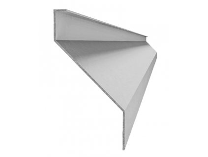 pozinkovaná oceľová lamela v tvare "Z" 23x40x20x1,5mm s vystuženou hranou