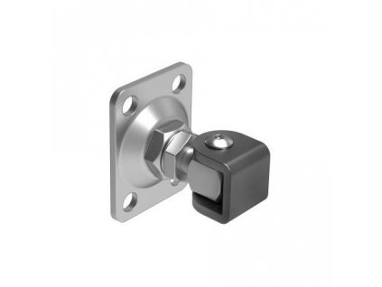 záves M12 s platňou 55 x 75 mm, otvárateľný 90°, nastaviteľný 1D, čiastočne pozinkovaný