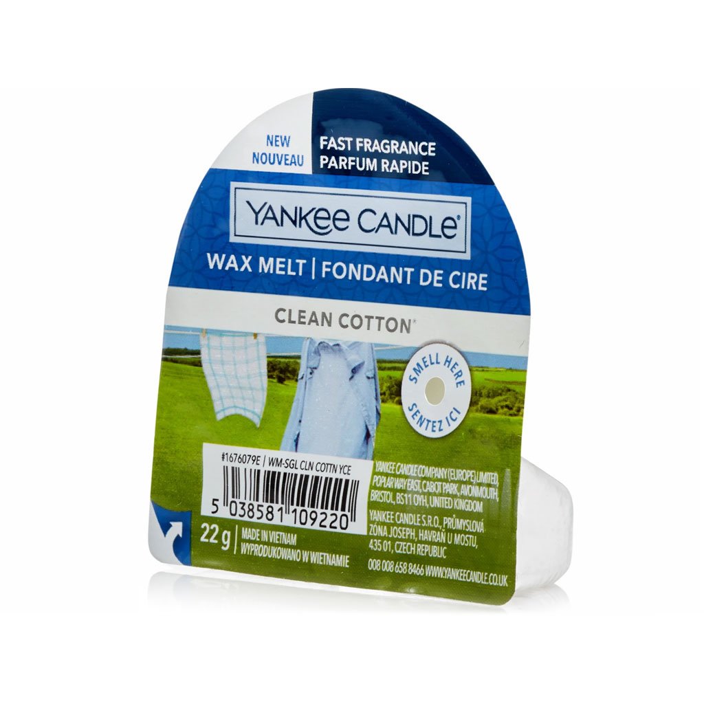 yankee candle clean cotton vosk
