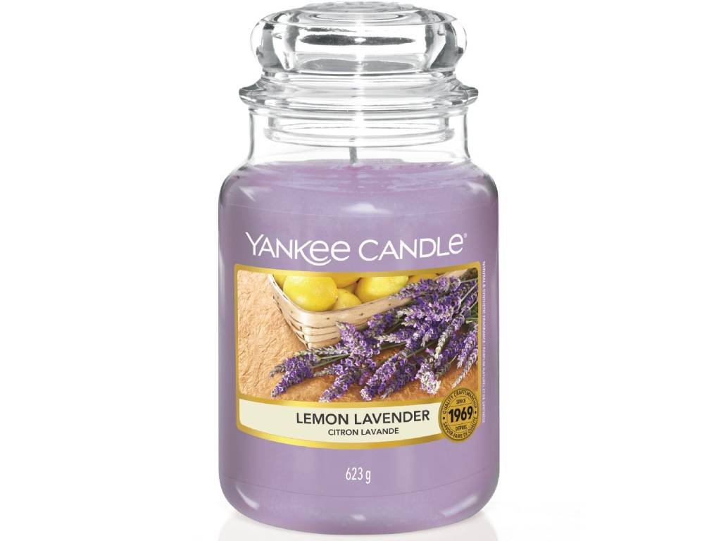 yankee candle lemon lavender velka