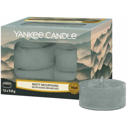 10319 yankee candle cajove svicky misty mountains 12 ks