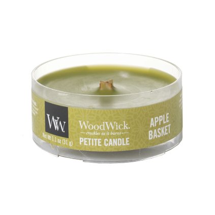 10412 woodwick petite candle vonna svicka kosik jablek