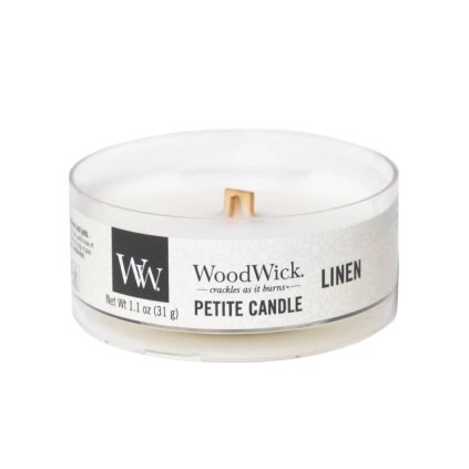 10610 woodwick petite candle vonna svicka cisty len